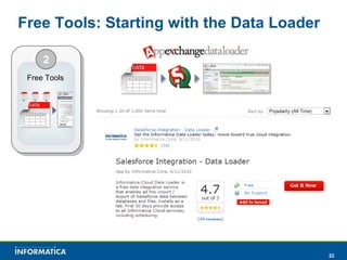 Free Tools: Starting with the Data Loader 3 Free Tools 2 