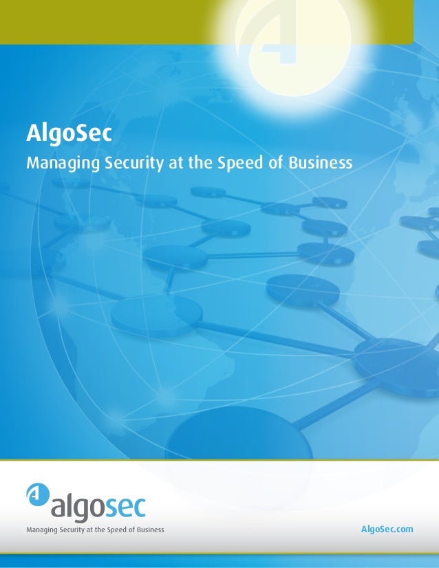 Algosec Security Management Suite Overview