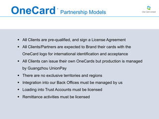 Partner Onecard ONECARD FAQ | PDF