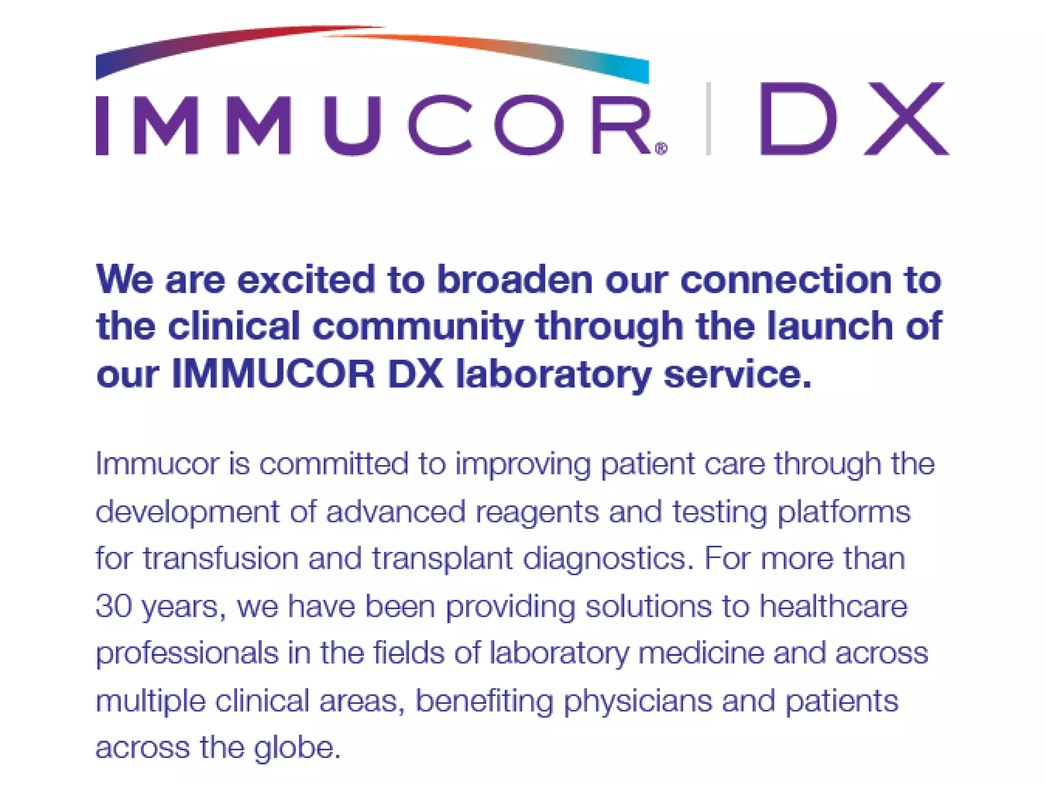 IMMUCOR DX PPT PDF