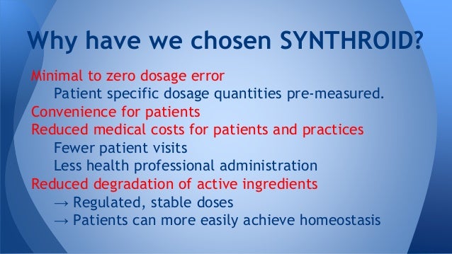 Synthroid costs