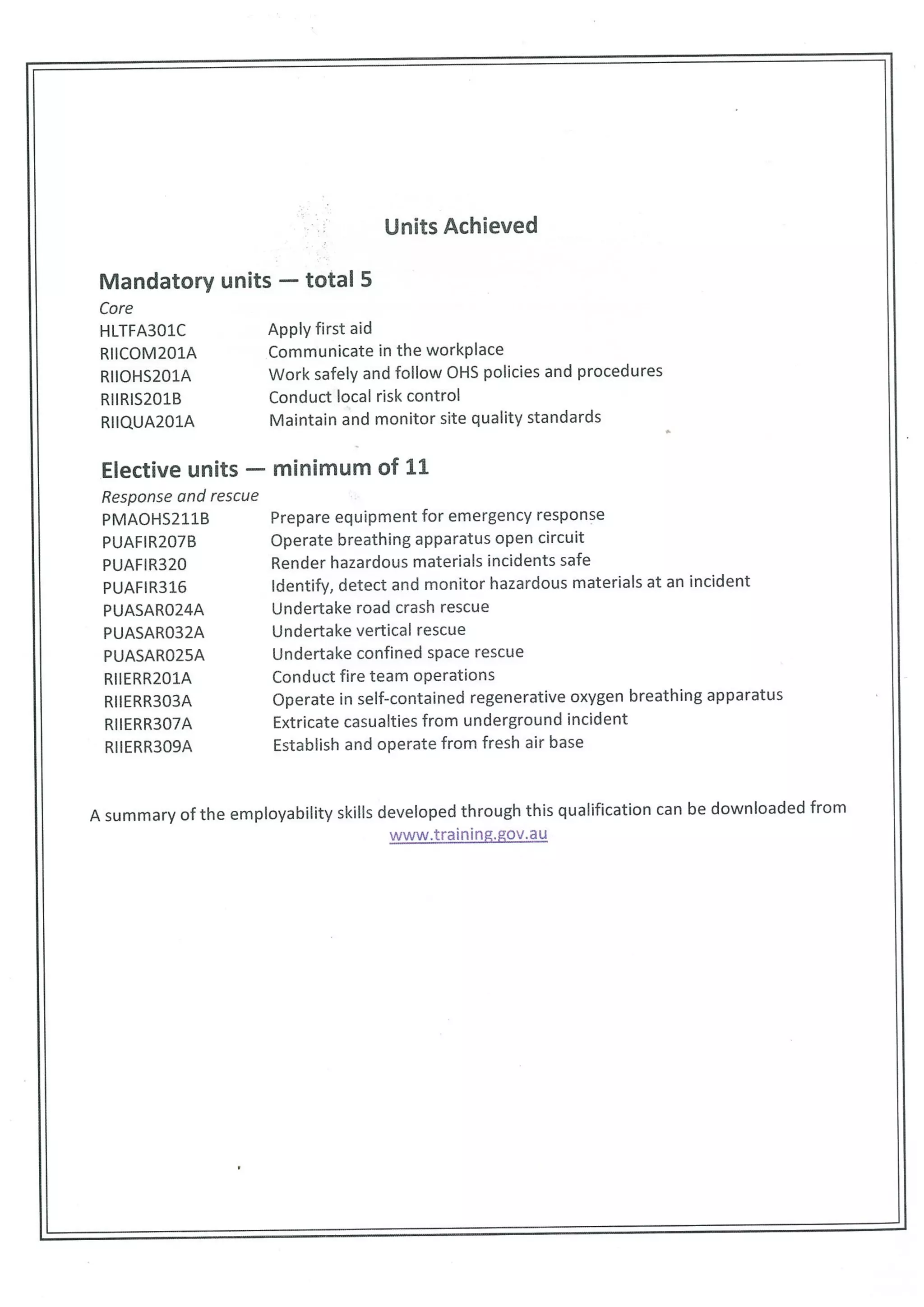 Cert 3 Mines Rescue Andrew Pocock PDF