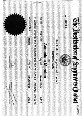 IEI Lifetime Certification