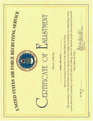 Certificate of Enlistment2