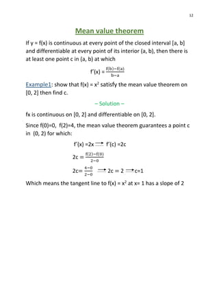 CalculusStudyGuide | PDF