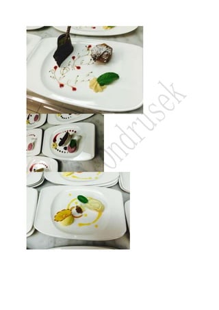 Ondrusek dessert presentation