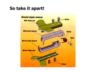 So take it apart!
 
