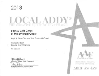ADDY Award 2013