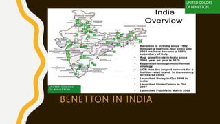 BENETTON IN INDIA
 