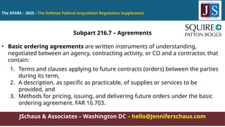 DFARS 216 - Types Of Contracts - Defense Contracting | PPTX