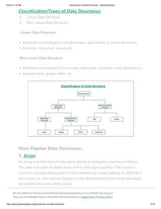 Data Structure All Data Structure List In Detail | PDF