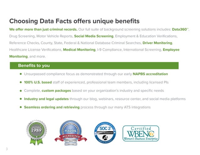 Df background screening brochure | PDF