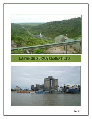Page | 1
Lafarge Surma Cement Ltd.
 