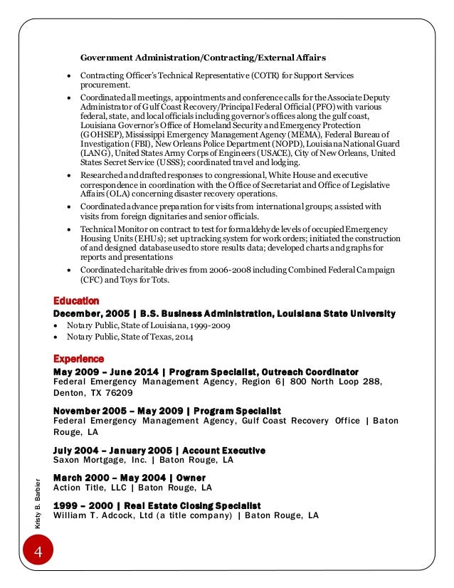 mortgage and outreach resume