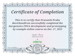 FPGA development and prototyping