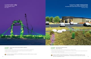 3534
Customer: 	San Antonio Water System
Our Role: 	 CM-at-risk (JV)
• Helps to meet 50-year water demand and reduces reliance on Edwards Aquifer
• Includes brackish production/injection wells, raw/finished water conveyance pipelines, and 30-mgd (ultimate) reverse
osmosis membrane water treatment plant
• New administration building incorporates pilot plant and public education access
In support of SAWS’ cost-based delivery decisions—and based on our TECHNOLOGY expertise in value
engineering and constructibility review PROCESSES—we collaborated with the design team to generate
“best value” SUSTAINABLE solutions.
tapping new resources
San Antonio Water System Brackish Water Desalination Program
San Antonio, Texas
sustainable city
Lusail Development, Phase 2
Doha, Qatar
CUSTOMER: 	 LUSAIL REAL ESTATE DEVELOPMENT COMPANY
OUR ROLE: 	 PM/CM
• Largest sustainable project in Qatar and one of the largest mixed-use projects in Middle East
• Vibrant and spacious master-planned 38-km2
urban community on 32 km of waterfront
• Leads the way in city design/construction
Our project management PEOPLE and PROCESSES are essential to LREDC’s success in creating
this Arabian showpiece.
 