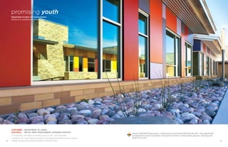 4342
CUSTOMER:	 DEPARTMENT OF LABOR
OUR ROLE:	 PM/CM, ASSET MANAGEMENT, BUSINESS SUPPORT
• Construction, renovation, and facility surveys at 125+ Job Corps sites
• Supports Job Corps’ national program for educational and technical career training
• Meets requirements of Executive Orders 13423 and 13514
Parsons’ INNOVATIVE approaches—enhanced by our partnering PROCESS with DOL—have allowed DOL
to streamline its project acquisitions and expand its delivery of critical facility upgrades, improving both
QUALITY and cost.
promising youth
Department of Labor Job Corps Centers
Various U.S. Locations (and Puerto Rico)
 