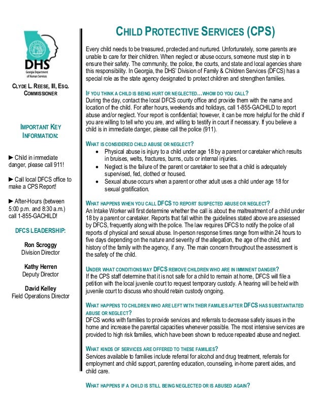 Dfcs.cps 5.12 child protective services