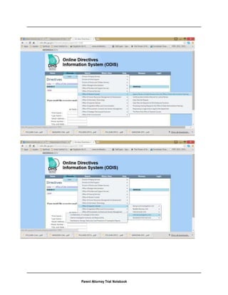 Parent Attorney Trial Notebook
 