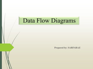 Data Flow Diagrams
Prepared by: SARFARAZ
 
