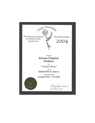Emmy Nomination - 2004
