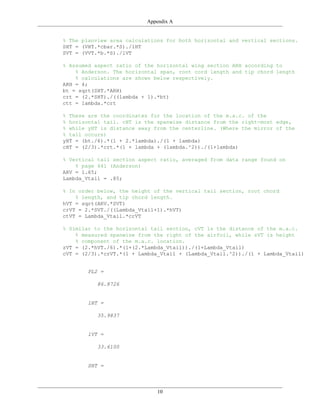 Aircraft Performance and Design Project Code | PDF