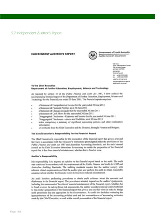 5.7 Independent Auditor’s Report




Page 168
 