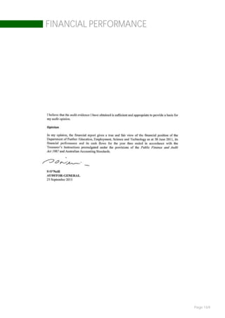 FINANCIAL PERFORMANCE




                        Page 169
 