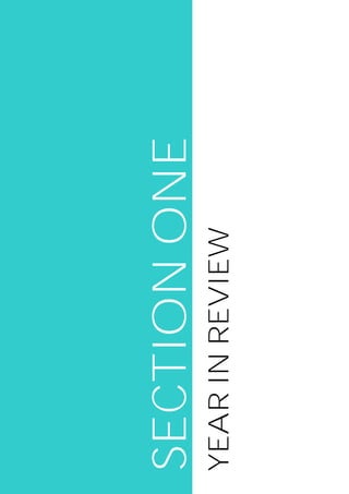 SECTION ONE
         YEAR IN REVIEW




Page 7
 