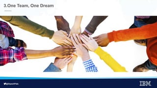 @DipeshPala
3.One Team, One Dream
 