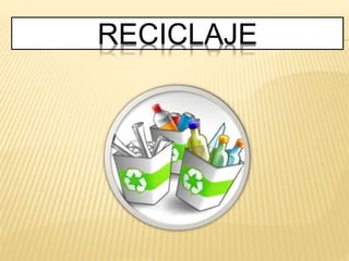 RECICLAJE
 