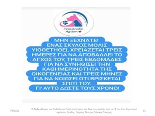 Ο δωδεκάλογος του Υπέυθυνου Πολίτη απέναντι στα ζώα συντροφιάς απο το Ε1 του 2ου δημοτικού
σχολείου Ξανθης. Γιώργος Τάντρος.Γιώργος Τάντρος
15
7/3/2021
 