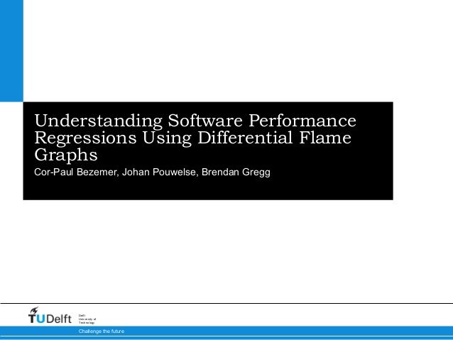 3/5/15
Challenge the future
Delft
University of
Technology
Understanding Software Performance
Regressions Using Differenti...