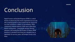 Digital Forensic and Incident Response (DFIR) | PPTX