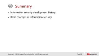 101 Basic concepts of information security | PPTX