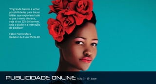 Publicidade online - Aula 03