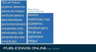 Publicidade online - Aula 03