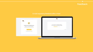 Feedback
E-mail requesting feedback after a meal
 