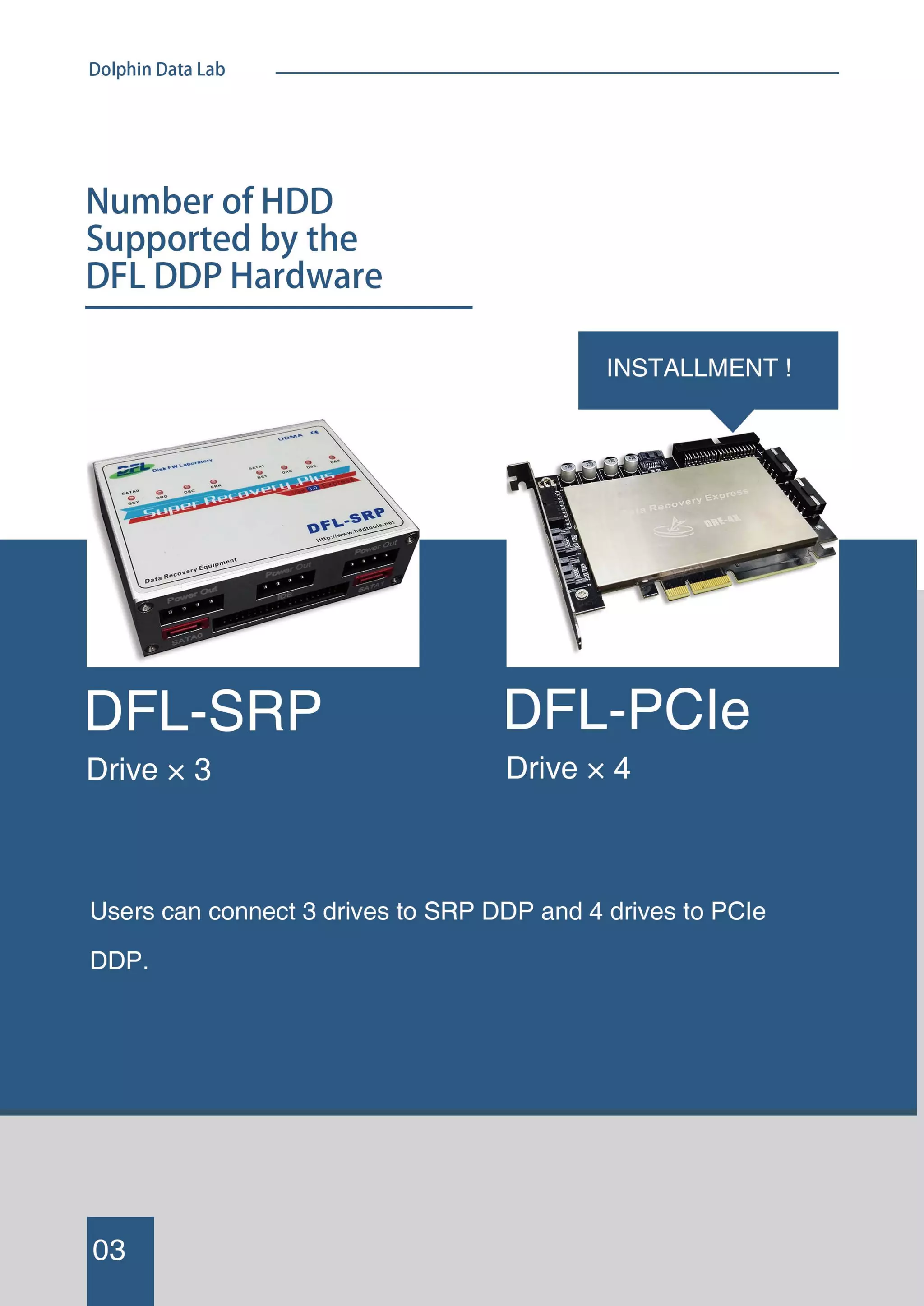 Dfl ddp data recovery datasheet