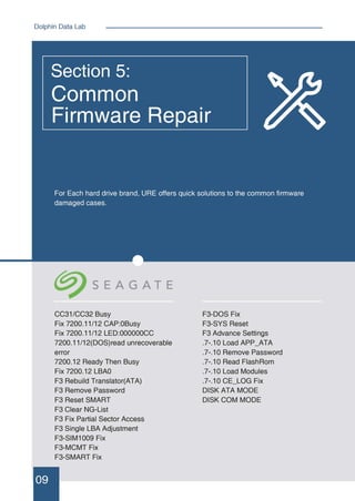 Dfl ure usb3.0 data recovery datasheet