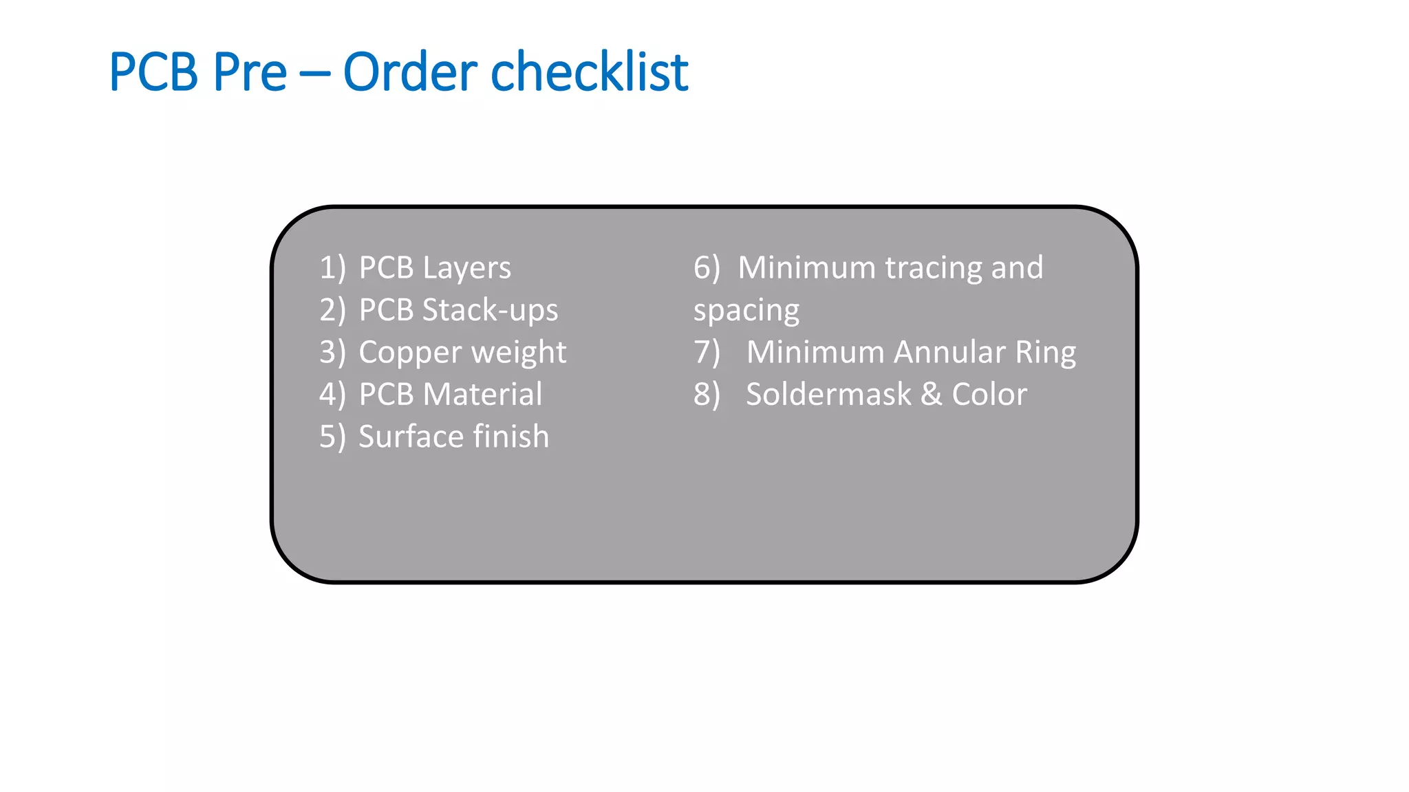 DFMA guidelines for PCB Design | PPTX