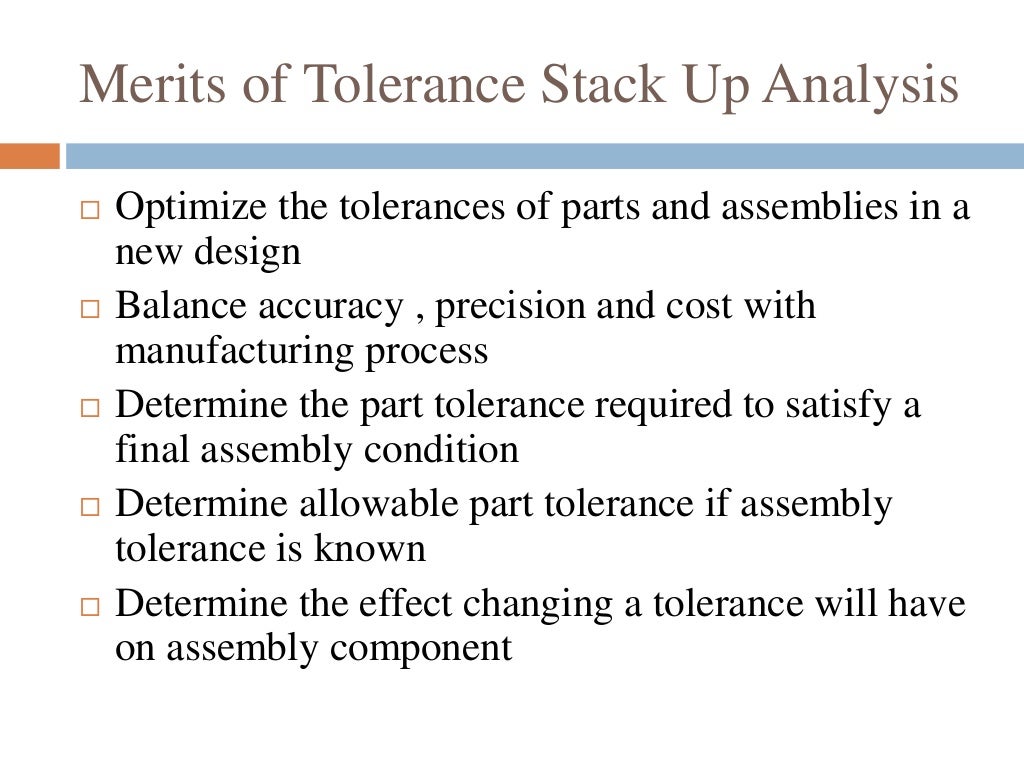 tolerance stack up analysis