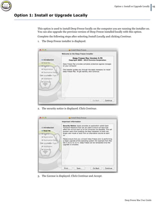 Deep Freeze for Mac User Guide | PDF