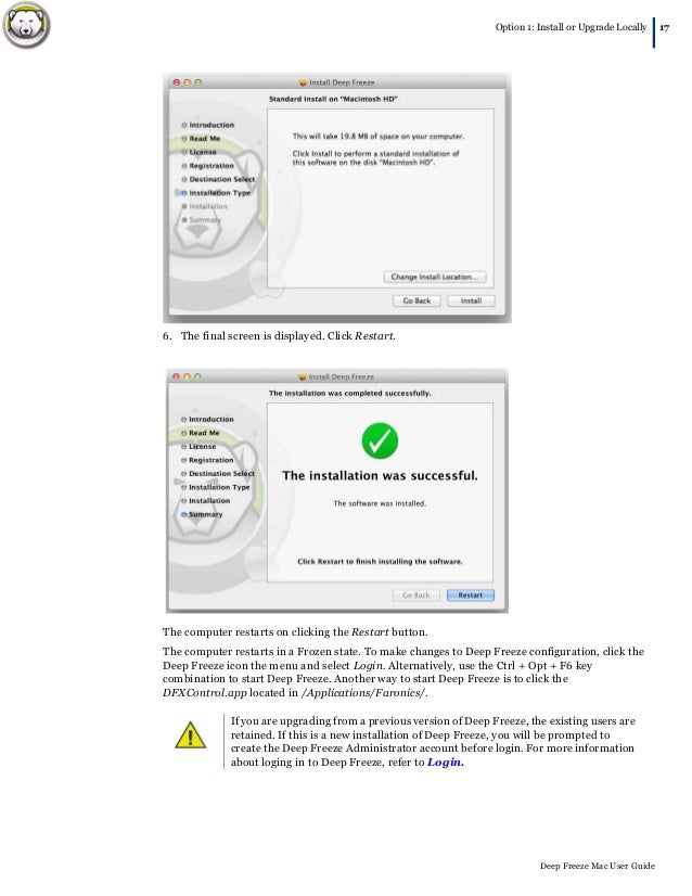 deep freeze mac os deep freeze mac os