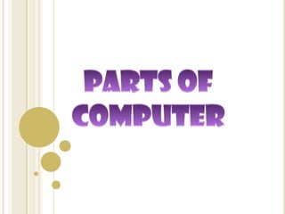Parts of Computer 