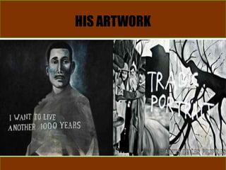 HIS ARTWORK
DESTROYED ROOM
Pedro Ubaldo Ain't Holy
Anymore
Alfredo and Isabel AquilizanAlfredo and Isabel Aquilizan
 