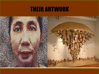 THEIR ARTWORK
Alfredo and Isabel AquilizanAlfredo and Isabel Aquilizan
 