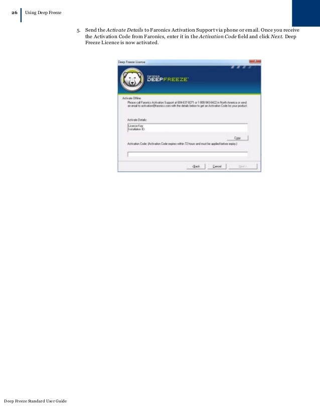Deep Freeze Standard User Guide