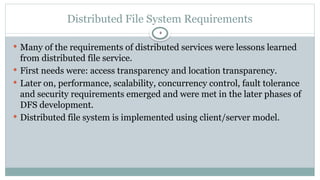 Comprehensive Overview of Distributed File Systems and Network File ...