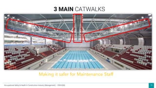 78
3 MAIN CATWALKS
Making it safer for Maintenance Staff
Occupational Safety & Health in Construction Industry (Management) – OSHCI(M)
 